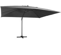 OMBRELLONE DA SPIAGGIA VIDAXL A Sbalzo Con Led Palo Alluminio 400x300 cm