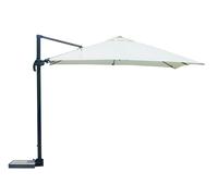 Ombrellone Decentrato da Giardino 3x3m California in Alluminio e Poliestere Ecrù