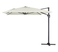 Ombrellone decentrato in alluminio SUN 4 - Rettangolare - 3 x 4 m - Ecru
