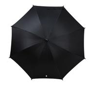 Ombrellone Dooky per carrozzina o passeggino (universale e flessibile, protezione UPF 50+, flessibilità di 180 gradi, tecnologia flex, sistema easyfix, idrorepellente), Nero