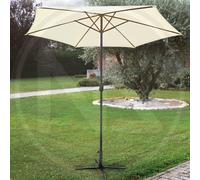 OMBRELLONE GIARDINO A PALO CENTRALE ADRA TONDO MT. 3 ALTEZZA CM. 278