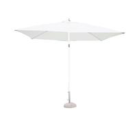 OMBRELLONE GIARDINO ALLUMINIO 2X3 TELO BIANCO PALO CENTRALE ANTIVENTO MOD. NICE