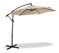 OMBRELLONE GIARDINO DECENTRATO 3X3 CON PENDENTE PALO ALLUMINIO GAZEBO ANTIVENTO