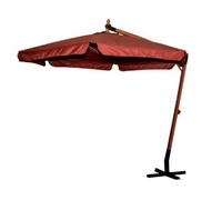 OMBRELLONE GIARDINO LEGNO LATERALI TONDI CM.300 OMBRELLONI ARREDO GIARDINO