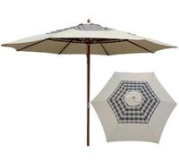 OMBRELLONE GIARDINO LEGNO SUN TOP SCOTTISH TONDO D.350 ARREDO GIARDINO