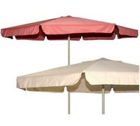 OMBRELLONE GIARDINO TONDO ALLUMINIO CON BORDO CM.400 OMBRELLONI ARREDO GIARDINO