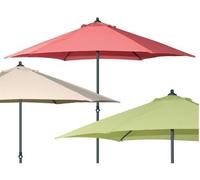 OMBRELLONE GIARDINO TONDO IN ALLUMINIO CM.270 OMBRELLONI ARREDO GIARDINO