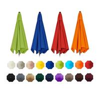 Ombrellone impermeabile a 6/8 stecche di ricambio, protezione dai raggi UV, parte superiore spessa per giardino, terrazza, cortile, piscina, migliora l'ombra esterna