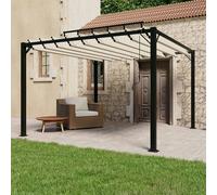 Ombrellone in schiuma 3x3 m con tessuto da esterno per salotto e tetto in alluminio, tenda, mobili da esterno, forniture per la casa, decorazioni Cream