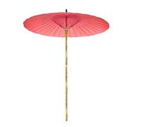 Ombrellone in stile cinese da 200 cm, in bambù, impermeabile, protezione UV, tettoia rotonda da giardino per piscina, patio, spiaggia, perfetto per rilassarsi al sole