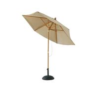 Ombrellone inclinabile in alluminio e tela talpa 3x3 m