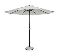 Ombrellone in alluminio Kalife 3 MT Naturale palo centrale 8 stecche