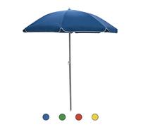 Ombrellone mare Ø2 m in alluminio, 8 stecche rinforzate, Soleil Esté
