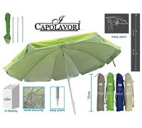 Ombrellone Mare Spiaggia Easy Open 8 Stecche 200 cm Vari Colori