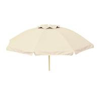 OMBRELLONE MARE SPIAGGIA GIARDINO POLIESTERE ø200 8 STECCHE ECRU MADE ITALY
