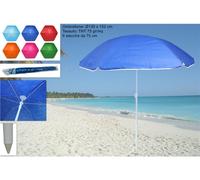 Ombrellone Mare Spiaggia Scoglio in TNT 130 x 152 cm Vari Colori