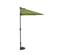 Ombrellone Mezzaluna con Snodo Bizzotto Kalife 2.7MT Olive - 0795739