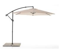 OMBRELLONE MOON Diam. 3 metri ecru 300x230 h cm