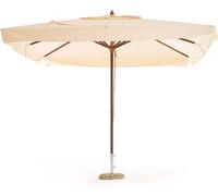 Ombrellone da giardino 3x3mt palo centrale telo idrorepellente Ecru' Oasis M0439