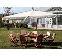 OMBRELLONE PALO 75 MM LATERALE DECENTRATO BRACCIO QUADRATO 300X300 CM 3X3 MT