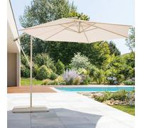 Ombrellone palo decentrato 300 cm Manoa argilla marrone
