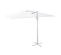 Ombrellone palo inclinabile Alluminio Bianco GIARDINO PISCINA BALCONE VERANDA