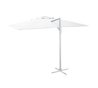 Ombrellone palo inclinabile Alluminio Bianco GIARDINO PISCINA BALCONE VERANDA