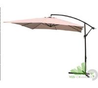 OMBRELLONE PALO LATERALE DECENTRATO ALLUMINIO BEIGE MT.3X3 300X300CM ORIENTABILE