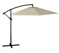 Ombrellone Parasole a Braccio Ecrù, Diametro 300 cm, Altezza Massima 240 cm, con