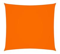 Ombrellone parasole con supporto, tessuto Oxford quadrato, 2 x 2 m, arancione, adatto per ambienti esterni, marche, piscine, centri commerciali, ingressi portineria