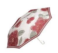 Ombrellone parasole portatile con gancio in oro francese, ombrello tascabile di alta qualità, protezione UV per giornate di sole e di pioggia, ombrellone apribile manualmente con manico J-Stick