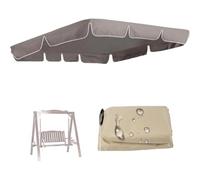 Ombrellone per altalena da giardino all'aperto, Copertura di ricambio for tettuccio for 2-3 posti in tessuto Oxford 210D multicolore, dimensioni multiple(02,164*114*15cm)