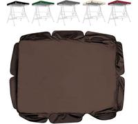 Ombrellone per altalena da giardino all'aperto, Copertura for esterni in tessuto Oxford, parasole multicolore, dimensioni multiple(06,164x114x15cm)