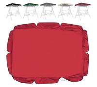 Ombrellone per altalena da giardino all'aperto, Copertura for esterni in tessuto Oxford, parasole multicolore, dimensioni multiple(07,190x132x15cm)