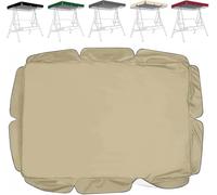 Ombrellone per altalena da giardino all'aperto, Copertura for esterni in tessuto Oxford, parasole multicolore, dimensioni multiple(02,195x125x15cm)