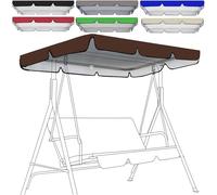 Ombrellone per altalena da giardino all'aperto, Copertura sostitutiva for il baldacchino della sedia, dimensioni multiple(03,190x132x15cm)