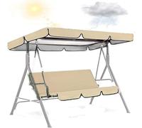 Ombrellone per altalena da giardino all'aperto, Coprisedia da esterno for 2-3 posti multicolore di varie dimensioni(02,142x120x18cm)