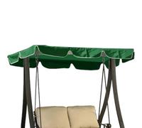 Ombrellone per altalena da giardino all'aperto, Tettuccio di ricambio multicolore varie dimensioni for 2-3 posti e amaca(Green,195x125x15cm)