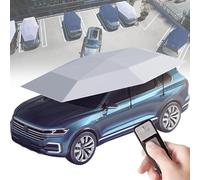 Ombrellone Per Auto Completamente Automatico, Copertura Retrattile, Riparo Dal Sole E Dalle Intemperie, Tettoia Elettrica Pieghevole Per Auto Per Esterni, Protezione Da Neve/Gelo/Grandine Grey-4.6m