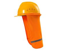 Ombrellone per il collo del cappello duro, schermo riflettente in rete per il collo, cappello con teschio con visiera posteriore, fodera rigida traspirante con ombra per il collo, parasole