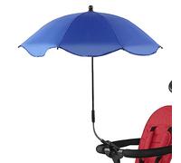 Ombrellone per passeggino universale anti uv 50+, Ombrello per passeggino Bebe, parasole con morsetto regolabile e braccio flessibile a 360° per carrozzina, bicicletta, sedia a rotelle, sedia da