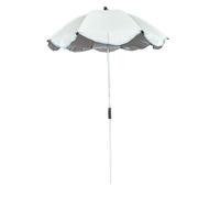 Ombrellone per piante da esterno, con picchetto, resistente al vento, stabile, altezza regolabile, ombrellone per piante da giardino, sentiero, patio, balcone, prato, veranda, beige, Consulte la