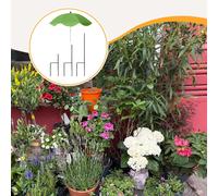 Ombrellone per piante in vaso con picchetto da terra, ombreggiante multiuso per