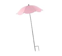 Ombrellone per Piante, Ombreggiante, Ombrellone con Picchetto in Metallo, Pratico, Ombrellone da Giardino Protettivo, Rosa
