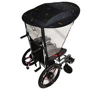 Ombrellone per sedia a rotelle elettrica completamente chiuso, parapioggia per parasole, parasole per sedia a rotelle regolabile per la maggior parte delle sedie a rotelle elettriche, nessuna chiav
