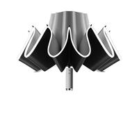 Ombrellone Pieghevole Ombrello Durevole Completamente Automatico Parasol Rain Ingranaggi Parasole inversa Sun Shade (Gris)