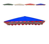 Ombrellone rettangolare di ricambio per ombrellone da giardino in tessuto Oxford 420D, 6 stecche, per 400 x 200 cm, 400 x 250 cm, 400 x 300 cm, protezione resistente alle intemperie