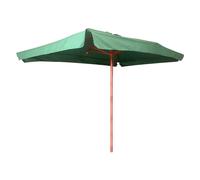 OMBRELLONE RETTANGOLARE IN LEGNO mt 2 x 3 - palo mm 48 - 6 stecche - verde