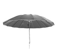 Ombrellone rotondo con snodo 240cm antivento per piscina giardino terrazzo balcone in alluminio e tessuto