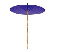 Ombrellone rotondo da giardino in stile cinese, 200 cm, in bambù, impermeabile, protezione UV, per piscina, terrazza, parasole esterno, elegante ombrello per cortile